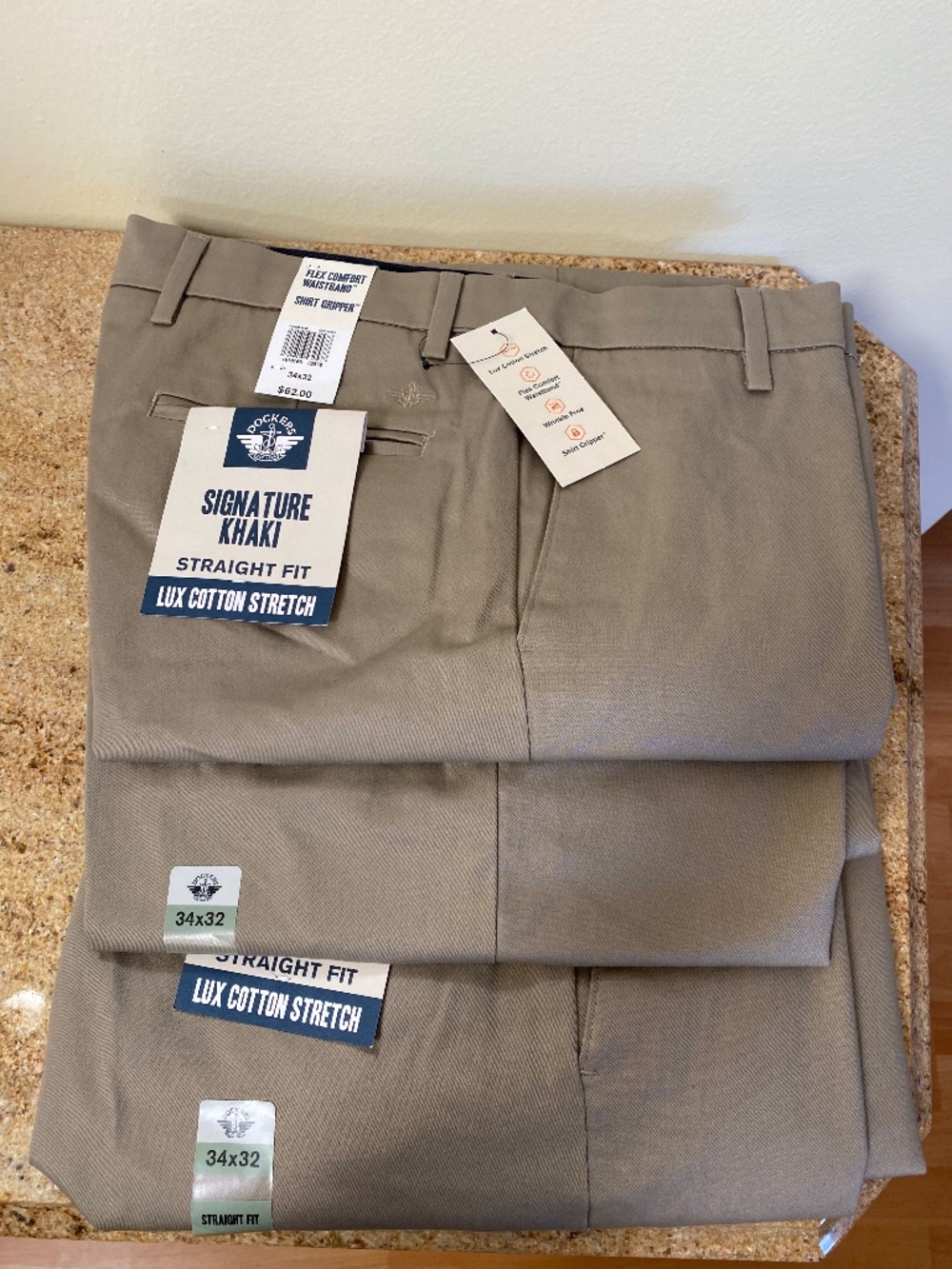 Dockers Signature Khakis lot of 3 *New*